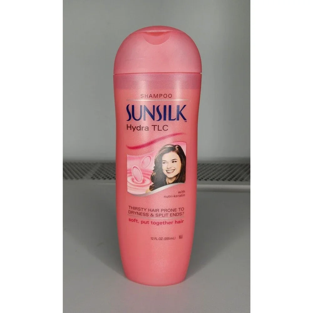 Sunsilk Hydra TLC Shampoo w/ Nutri-Keratin for Thirsty Hair 12oz Rare NOS New!